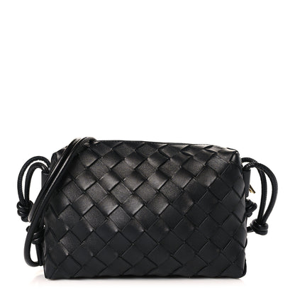 Bottega Veneta Nappa Intrecciato Mini Loop Camera Bag Black 1 of 8
