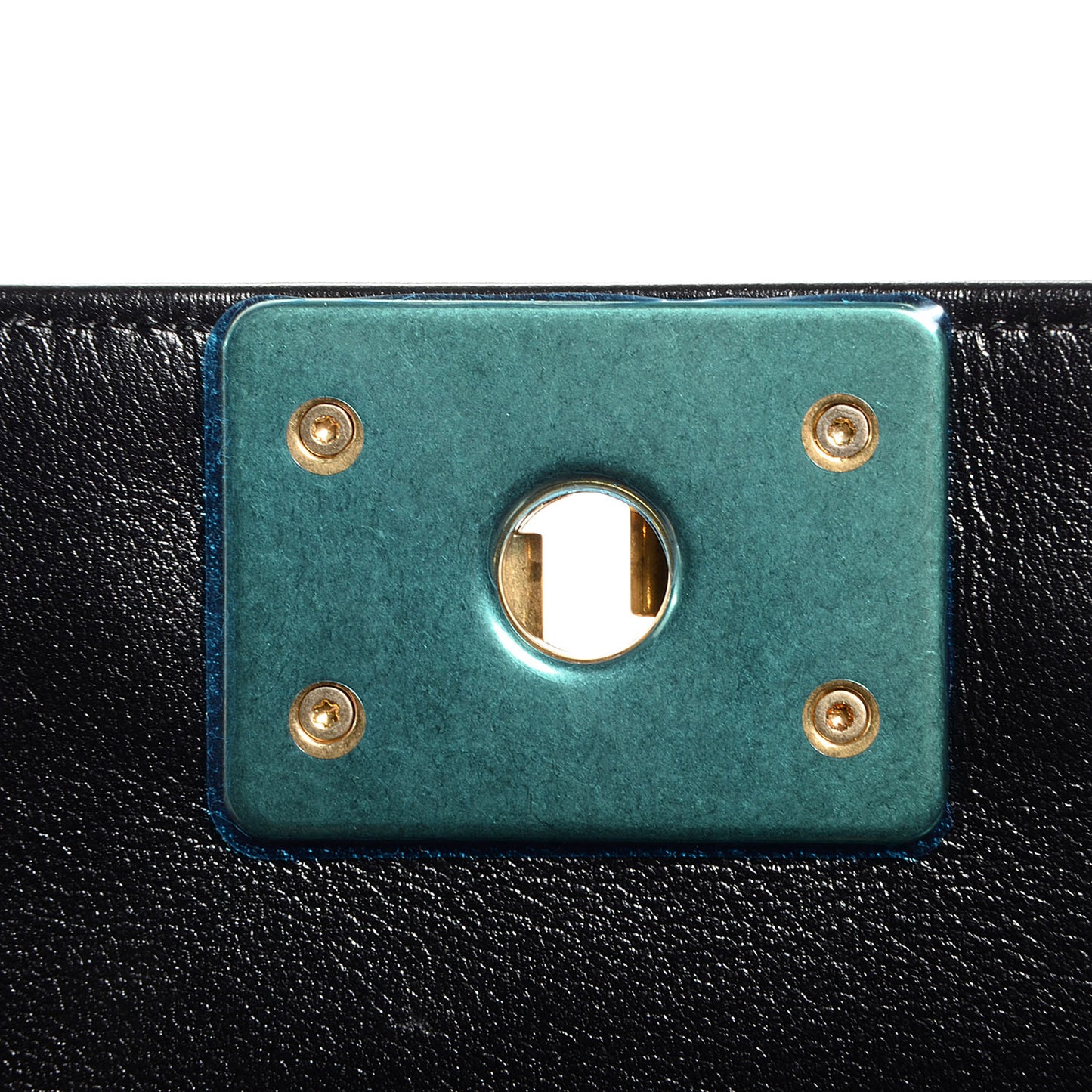Lambskin Quilted Small Boy Flap Black