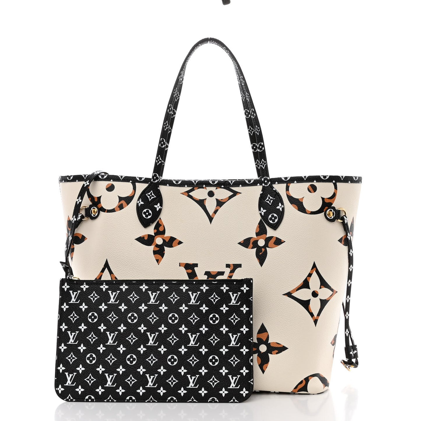 Monogram Giant Jungle Neverfull MM Ivory