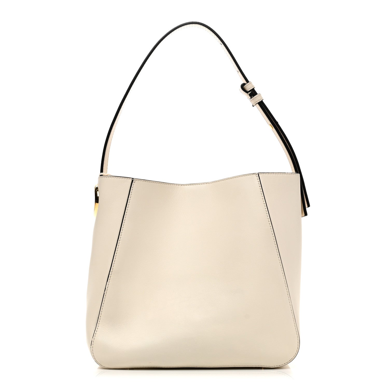 Valentino Garavani Calfskin VLogo Bucket Bag White 1 of 9