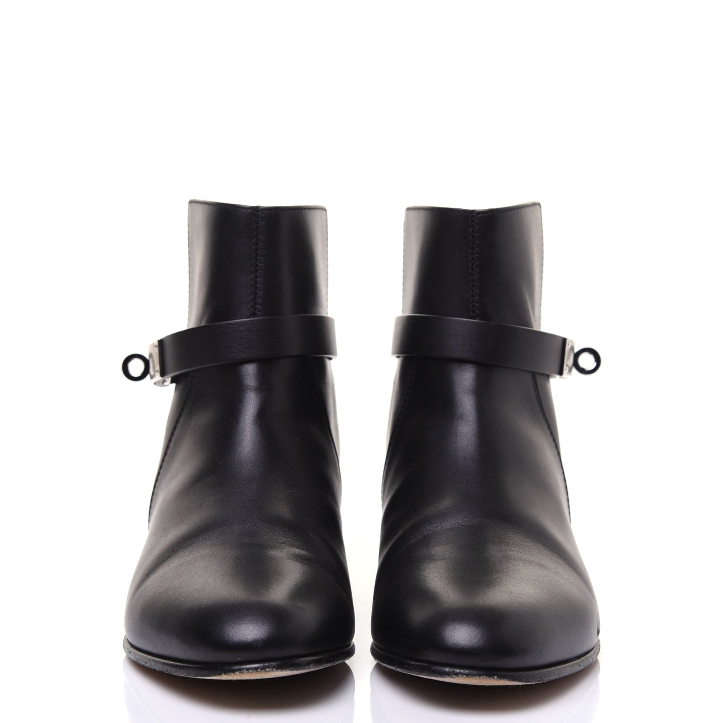 Calfskin Neo Low Boots 35 Black