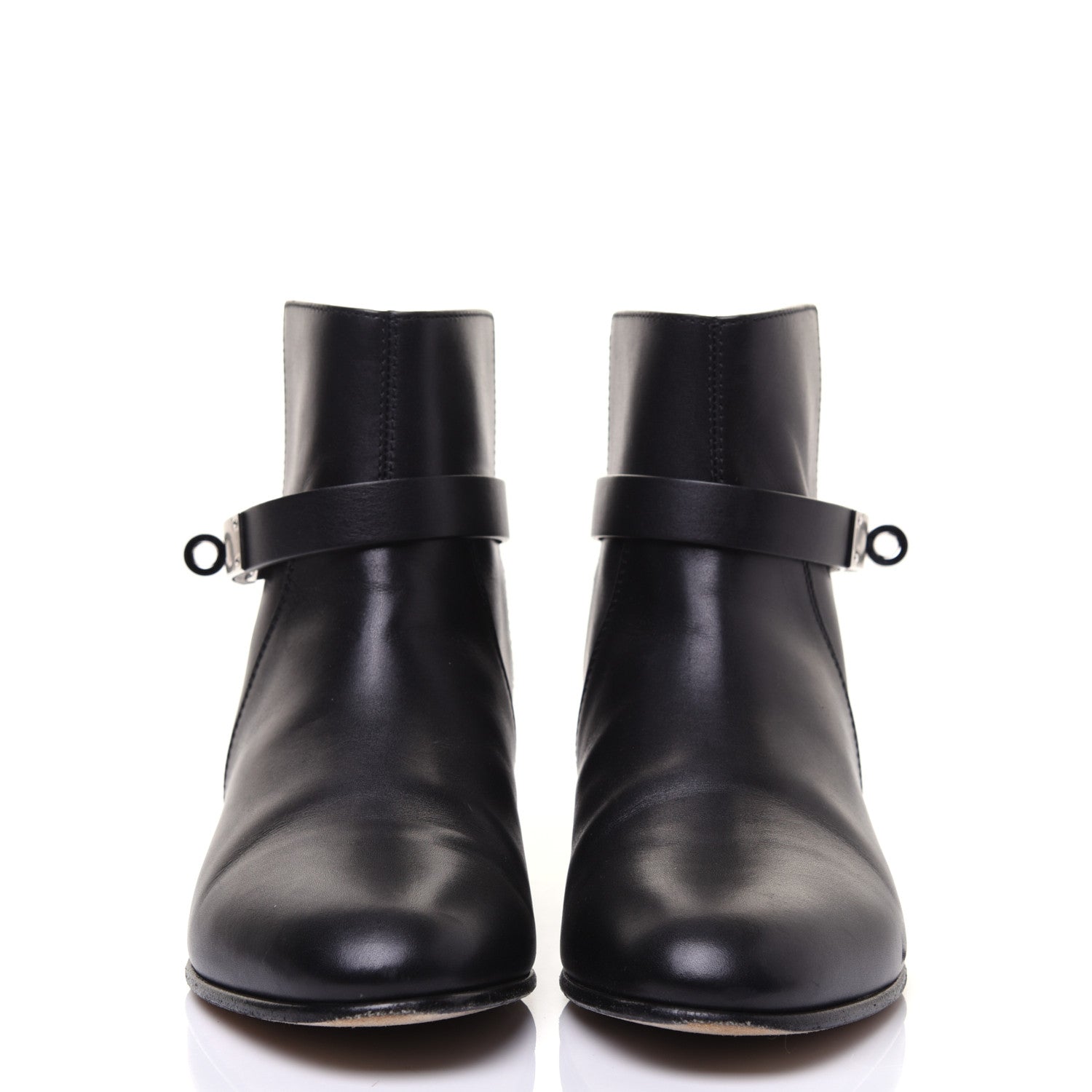 Hermes Calfskin Neo Low Boots 35 Black 2 of 11