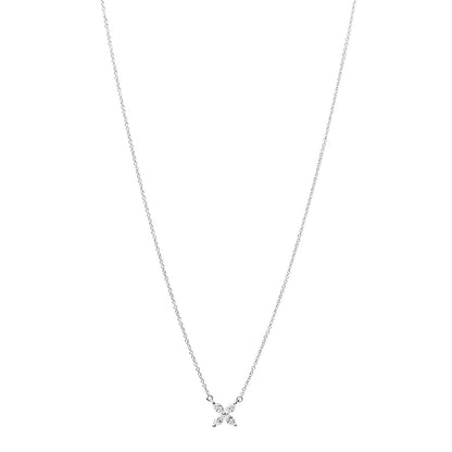 Tiffany Platinum Diamond Small Victoria Necklace 1 of 6