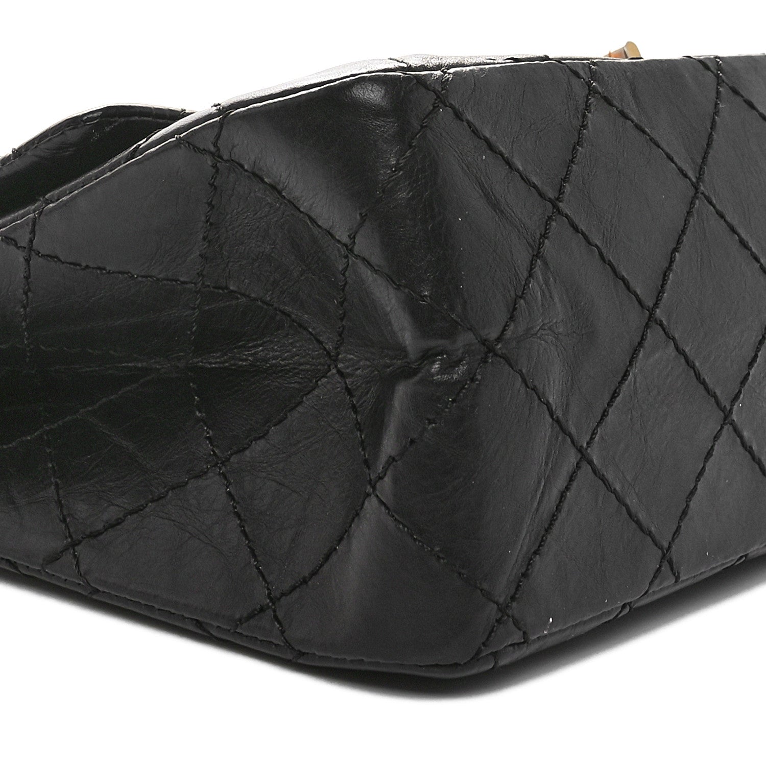 Chanel Aged Calfskin Quilted 2.55 Reissue 226 Flap Black 9 of 10