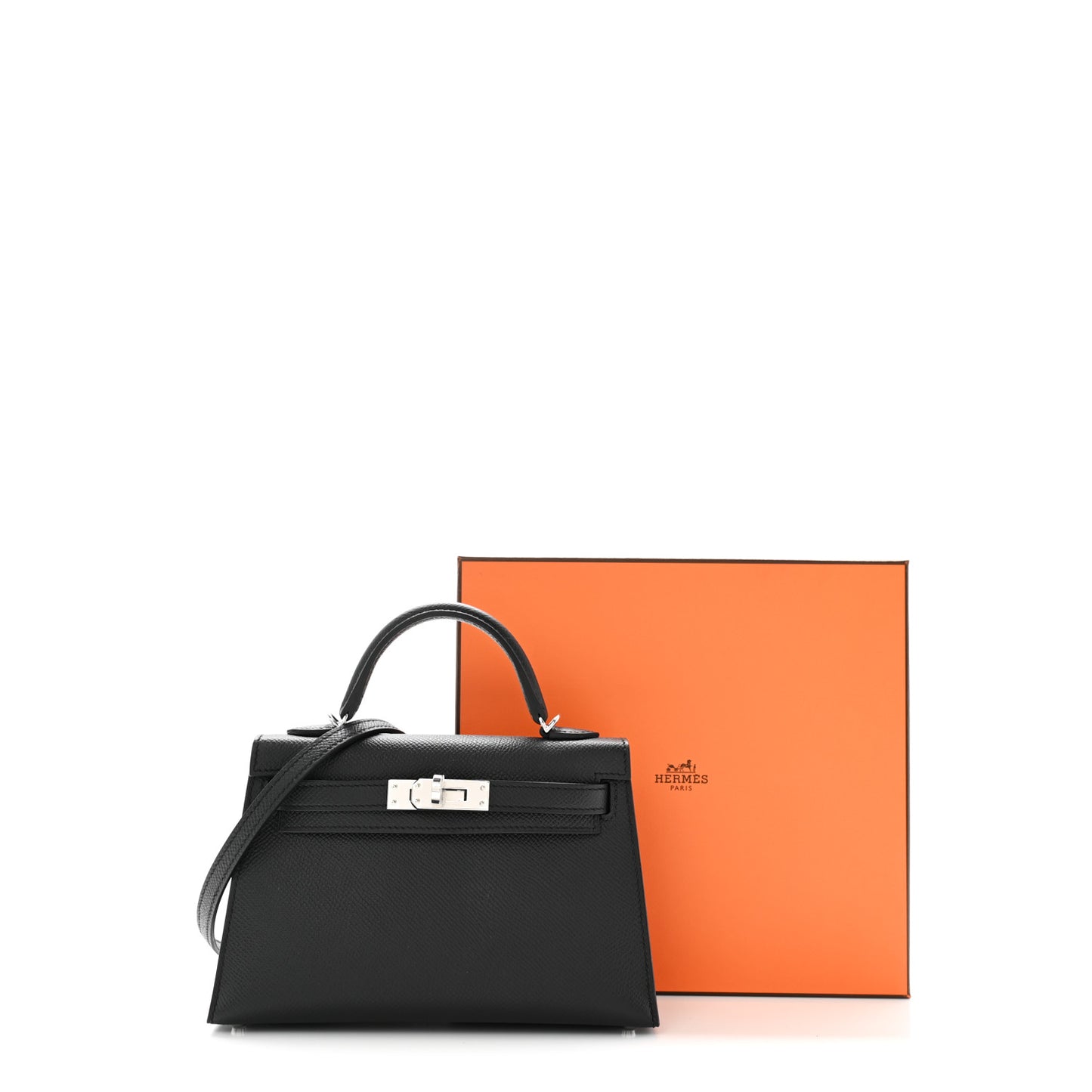 Epsom Mini Kelly Sellier 20 Black