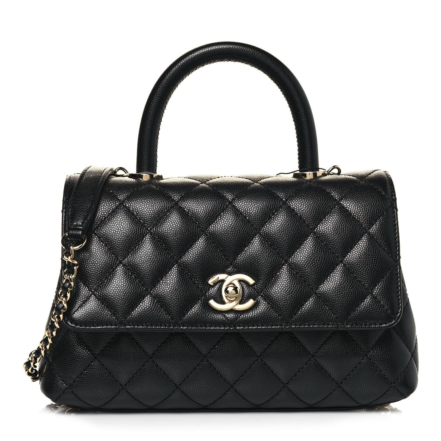 Chanel Caviar Quilted Mini Coco Handle Flap Black 1 of 13