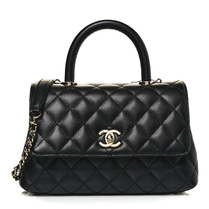 Chanel Caviar Quilted Mini Coco Handle Flap Black 1 of 13