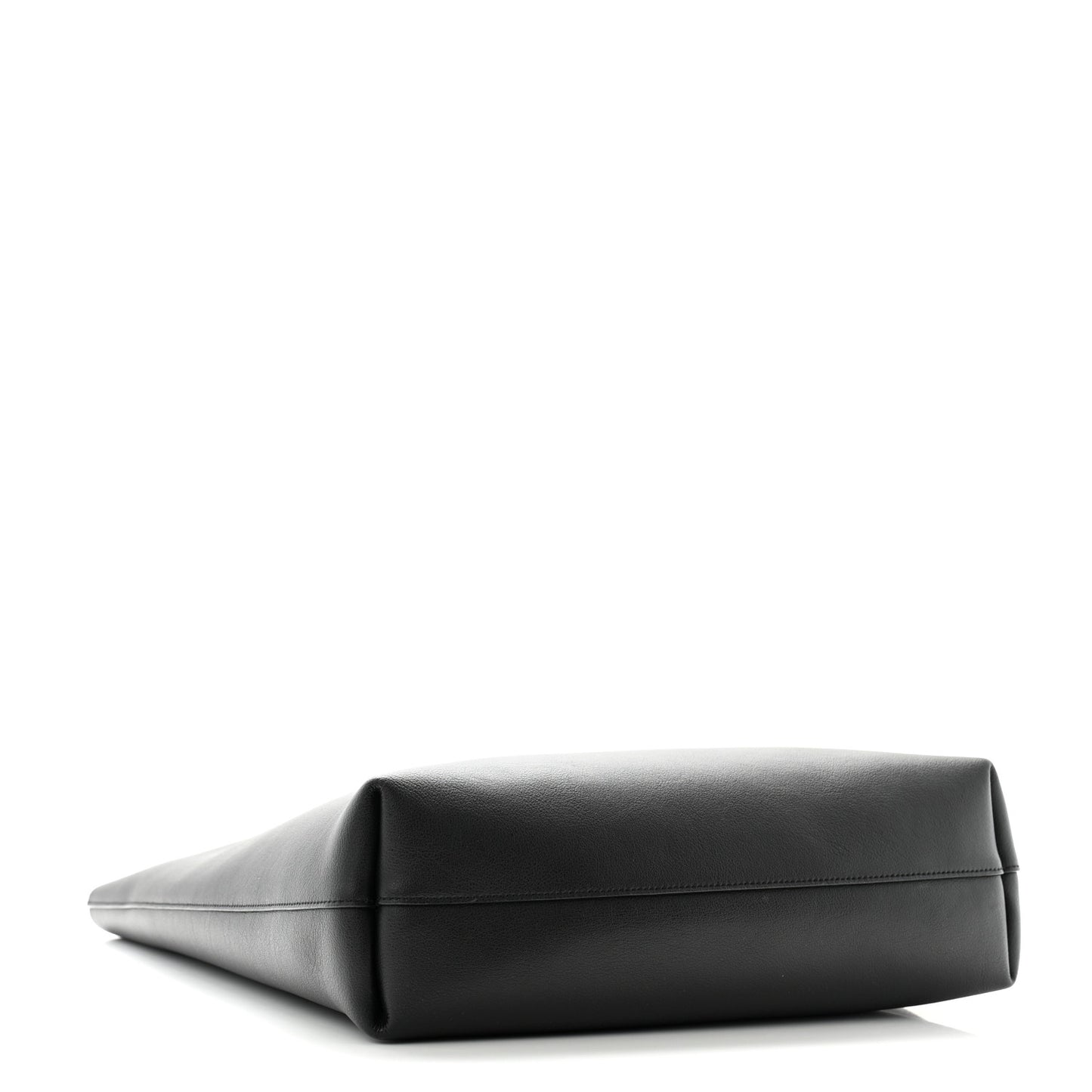 Calfskin North-South Shopping Tote Black