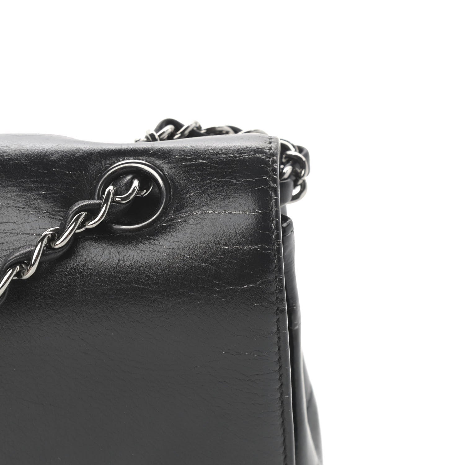 Chanel Calfskin Medium Classic Pure Double Flap Black 16 of 19