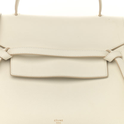 Celine Grained Calfskin Mini Belt Bag White 8 of 11