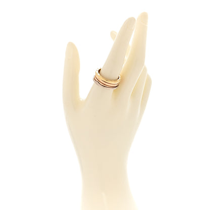 Bulgari 18K Rose White Yellow Gold B.Zero1 Three-Band Ring 63 10.25 2 of 7