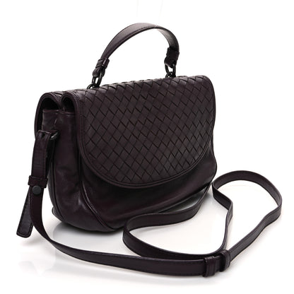 Bottega Veneta Nappa Intrecciato Double Sided Crossbody Bag Aubergine 3 of 13