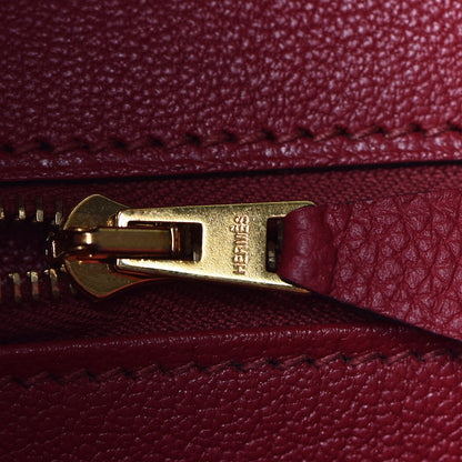 Hermes Togo Birkin 35 Rouge Grenat 14 of 34