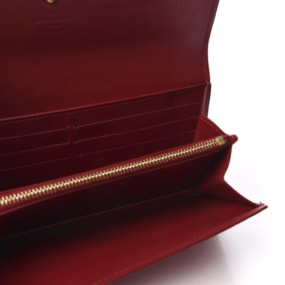 Louis Vuitton Vernis Sarah Wallet Pomme D'Amour 5 of 9