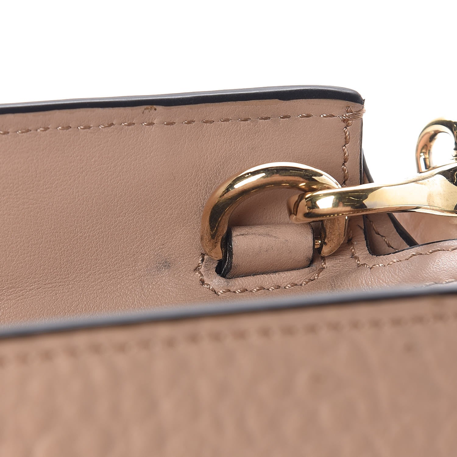 Burberry Signature Grain Medium Clifton Bag Pale Apricot 8 of 14