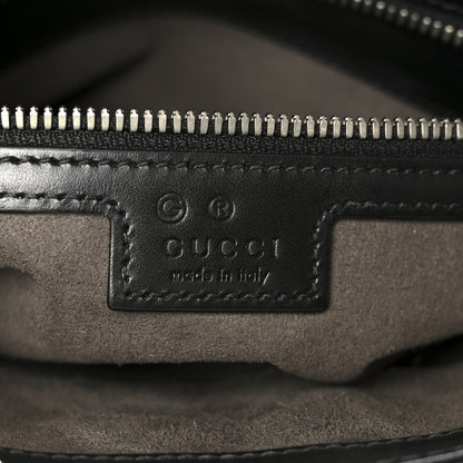 Gucci Guccissima Signature Small Messenger Bag Black 6 of 11