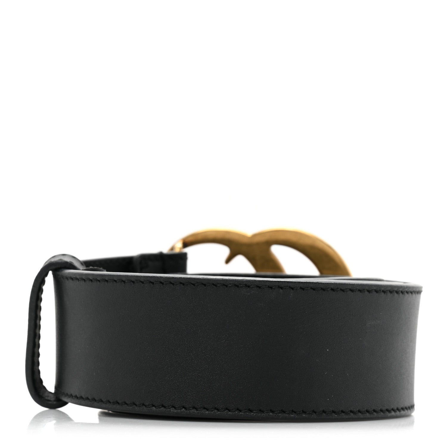 Gucci Calfskin Double G 40mm Belt 80 32 Black 2 of 6