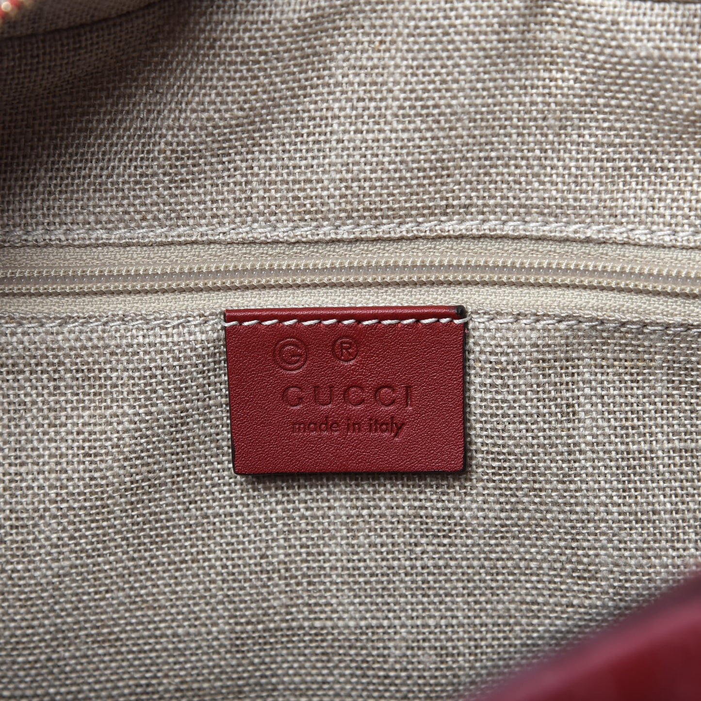 Soft Microguccissima Medium Crossbody Bag Rosso
