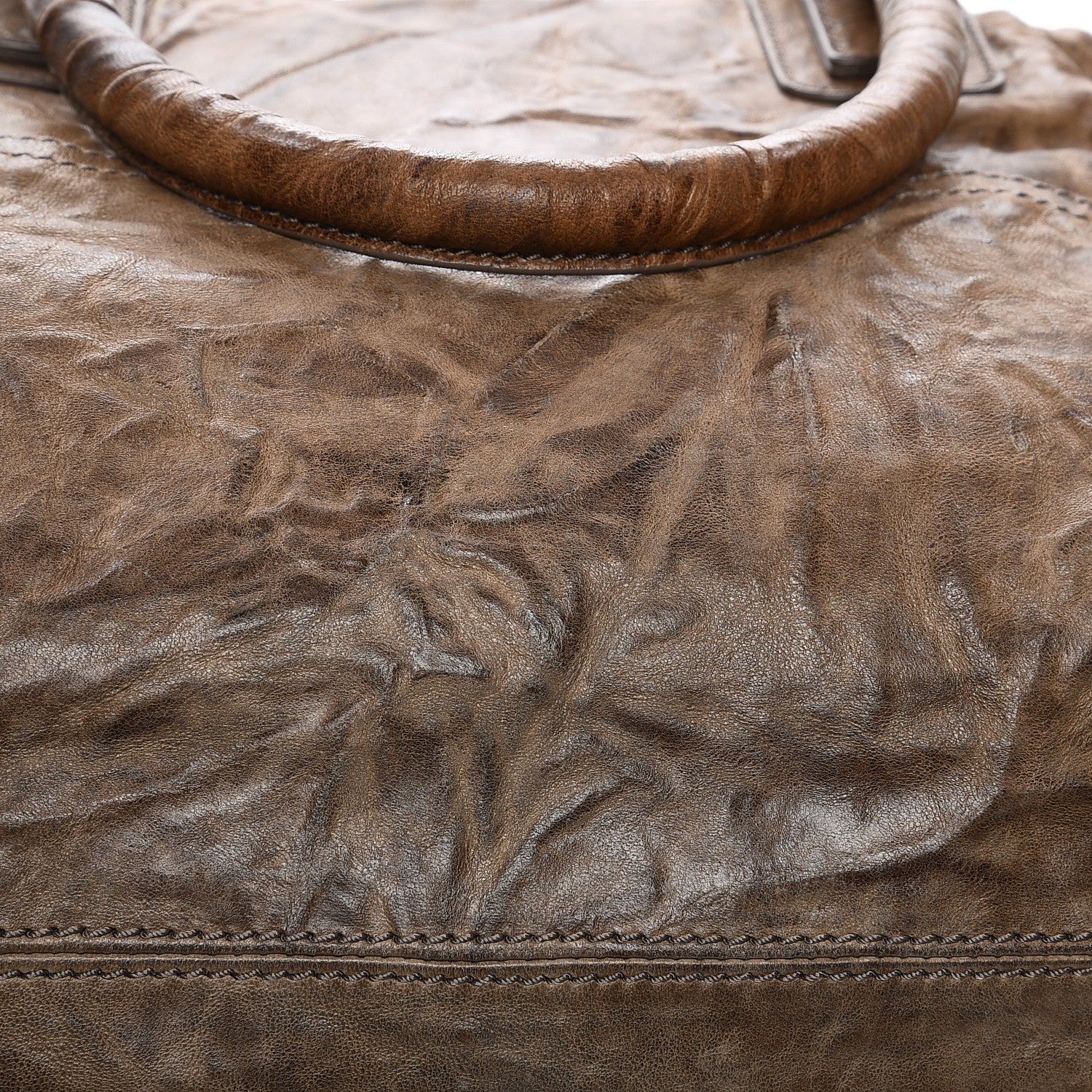 Givenchy Tumbled Sheepskin Large Pandora Brown 15 of 16