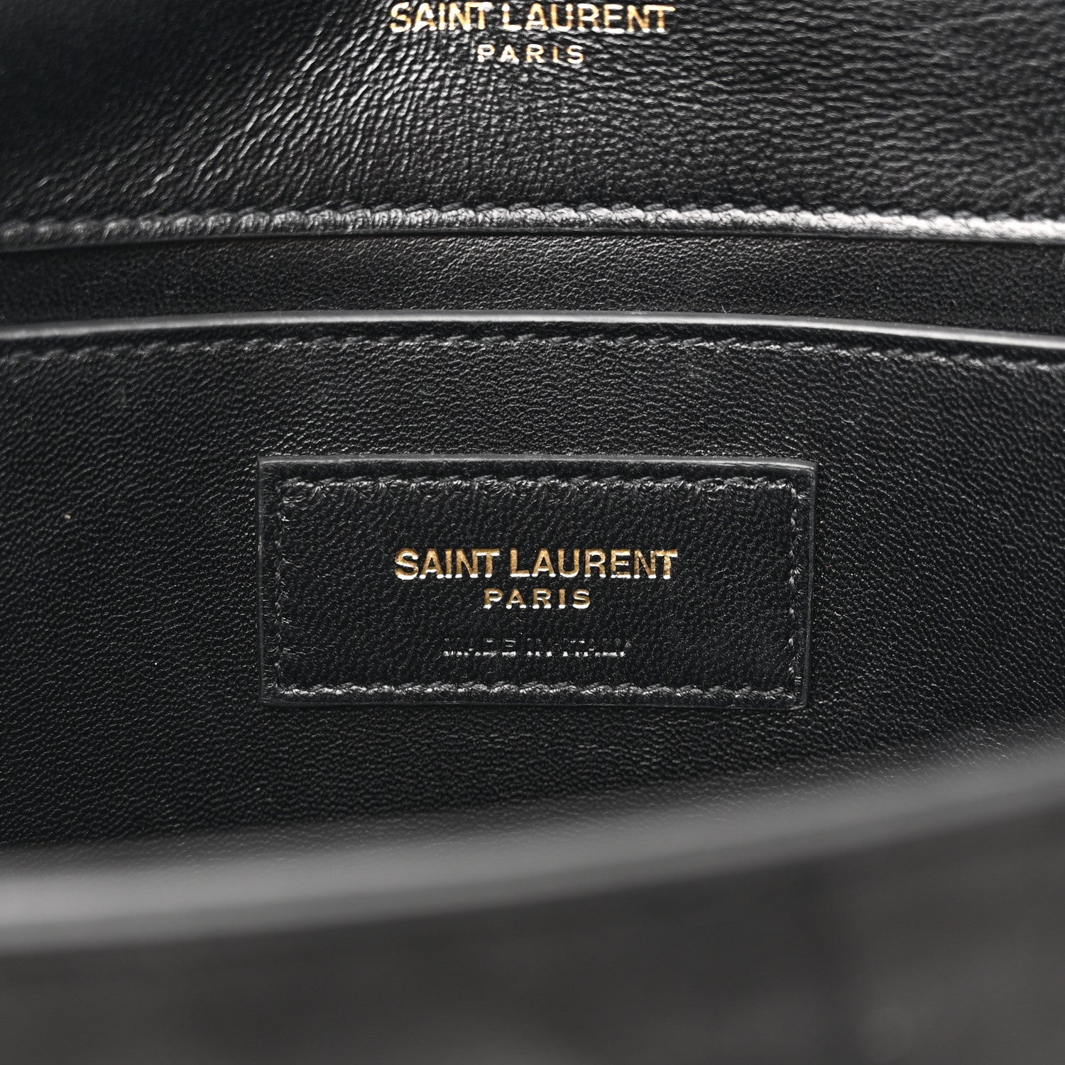 Saint Laurent Suede Embroidered Small Monogram Kate Satchel Black 6 of 13