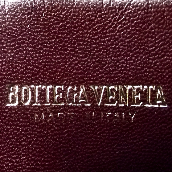 Bottega Veneta Vintage Leather Portfolio Dark Red 7 of 7