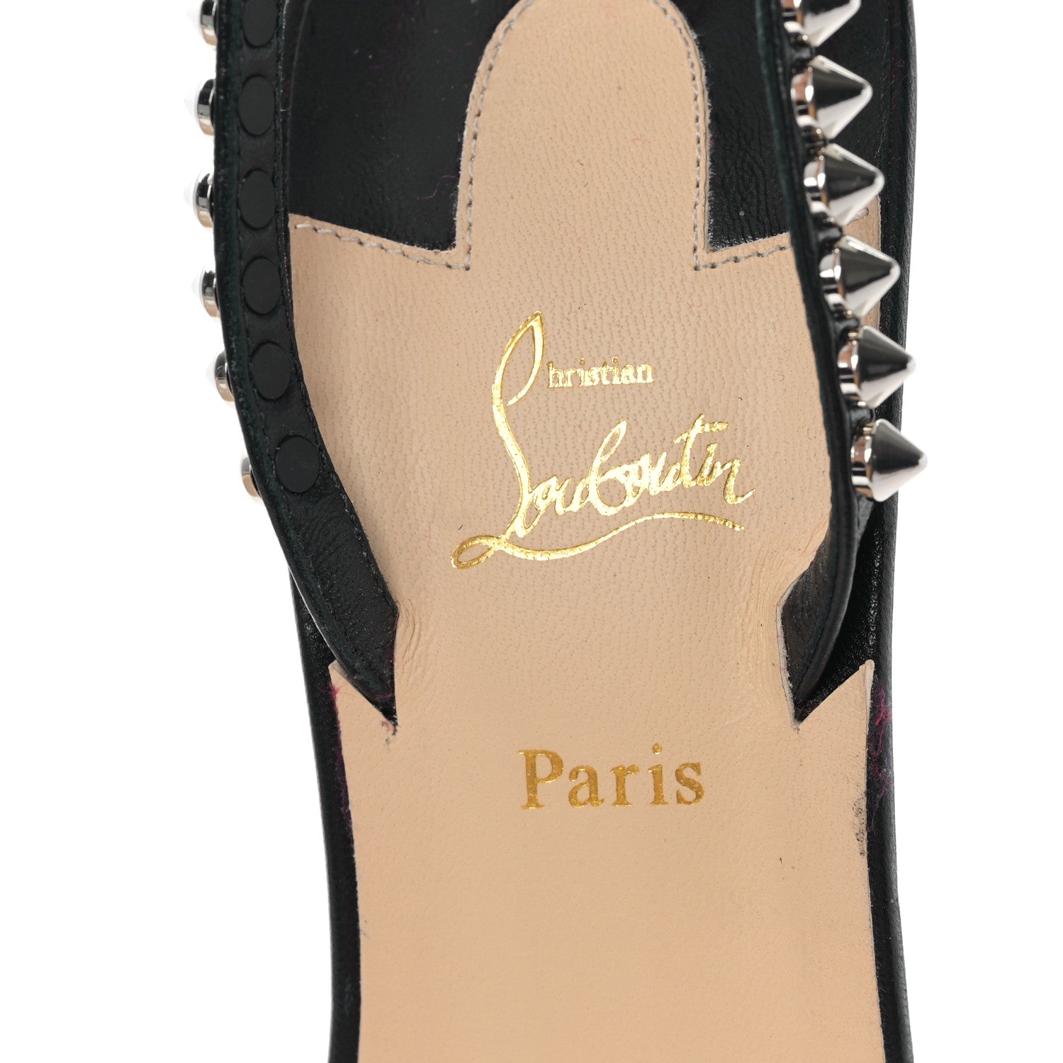 Christian Louboutin Kid Spiked So Me 100 Sandals 40 Black 7 of 9