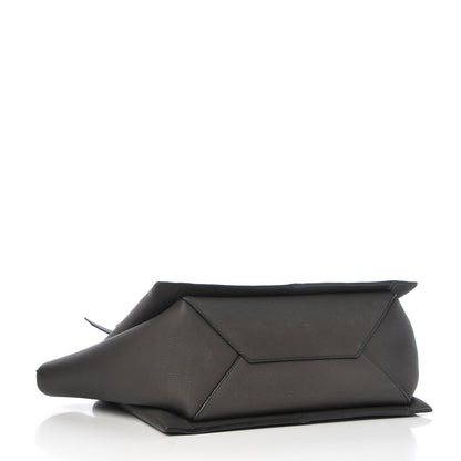 Celine Grained Calfskin Small Tri-Fold Shoulder Bag Anthracite 4 of 6