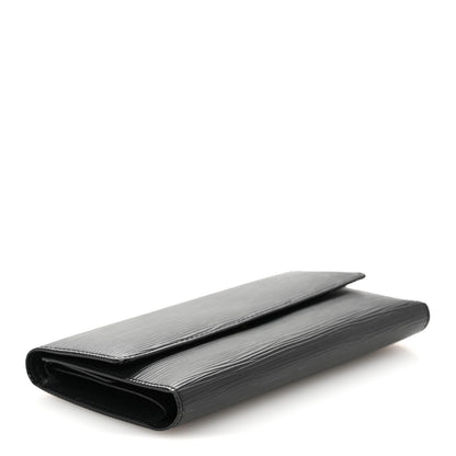 Louis Vuitton Epi Sarah Wallet Black 4 of 9