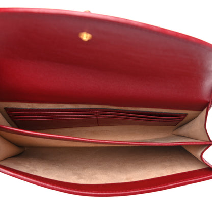 Gucci Calfskin Web Rajah Clutch Romantic Cherry 5 of 9