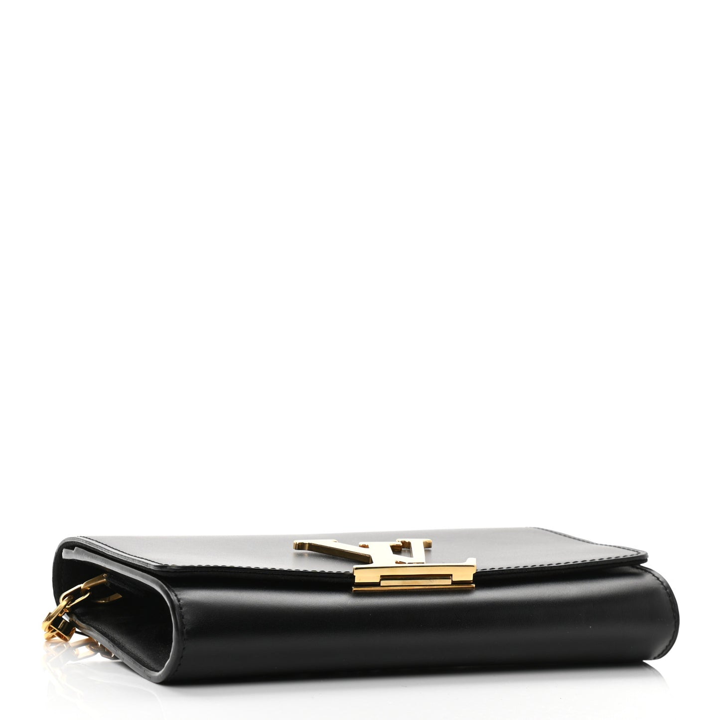 Calfskin Chain Louise GM Black
