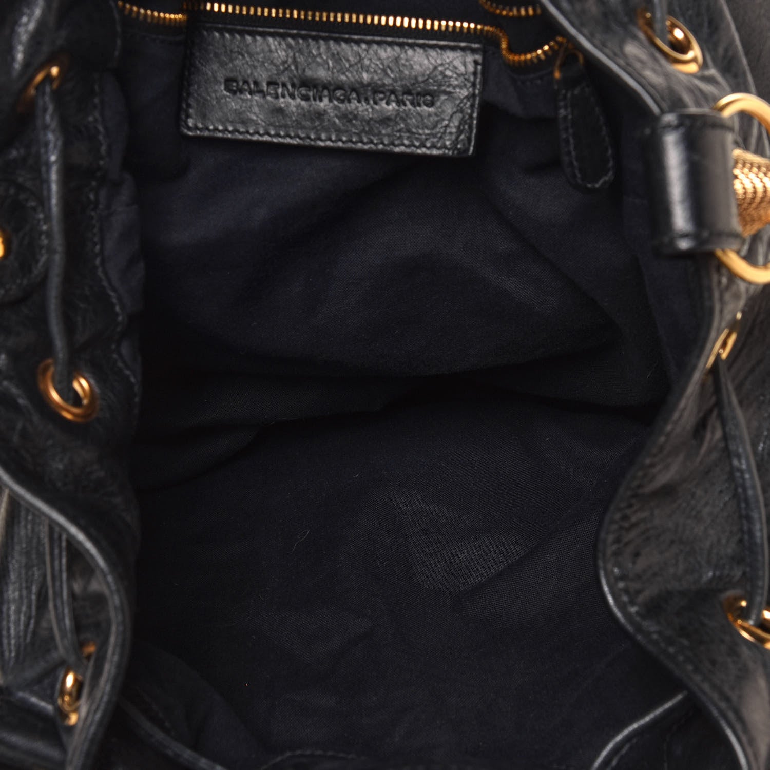 Balenciaga Agneau Giant 21 Gold Hardware Pompon Black 10 of 13
