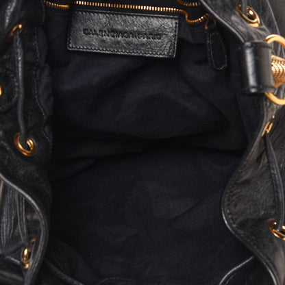 Balenciaga Agneau Giant 21 Gold Hardware Pompon Black 10 of 13
