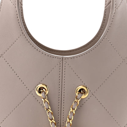 Chanel Calfskin Quilted Small Shopping Bag Grey 8 of 11