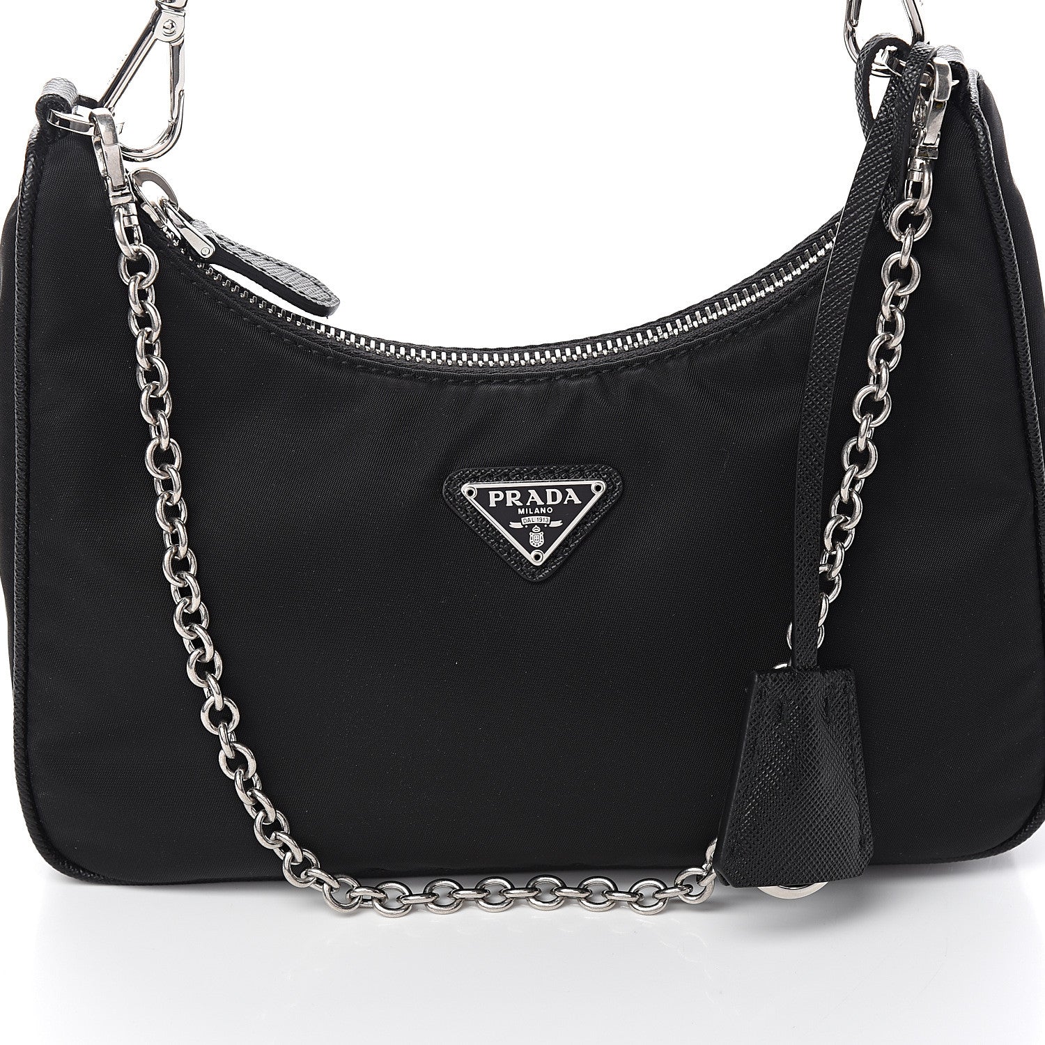 Prada Nylon Re-Edition 2005 Shoulder Bag Black 10 of 10