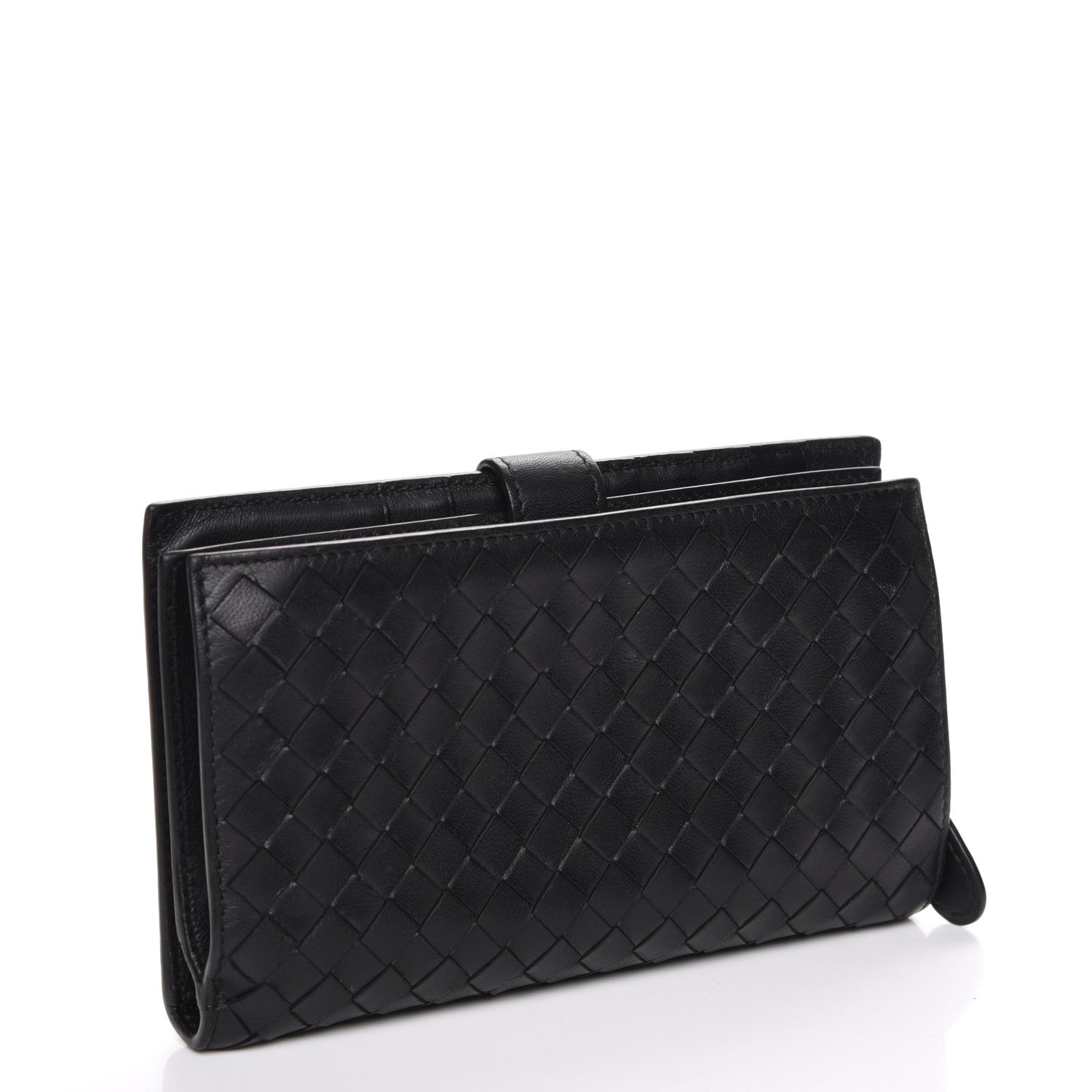 Bottega Veneta Nappa Intrecciato Continental Wallet Black 3 of 8