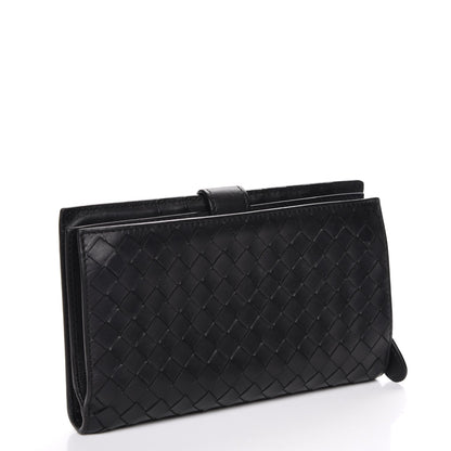 Bottega Veneta Nappa Intrecciato Continental Wallet Black 3 of 8
