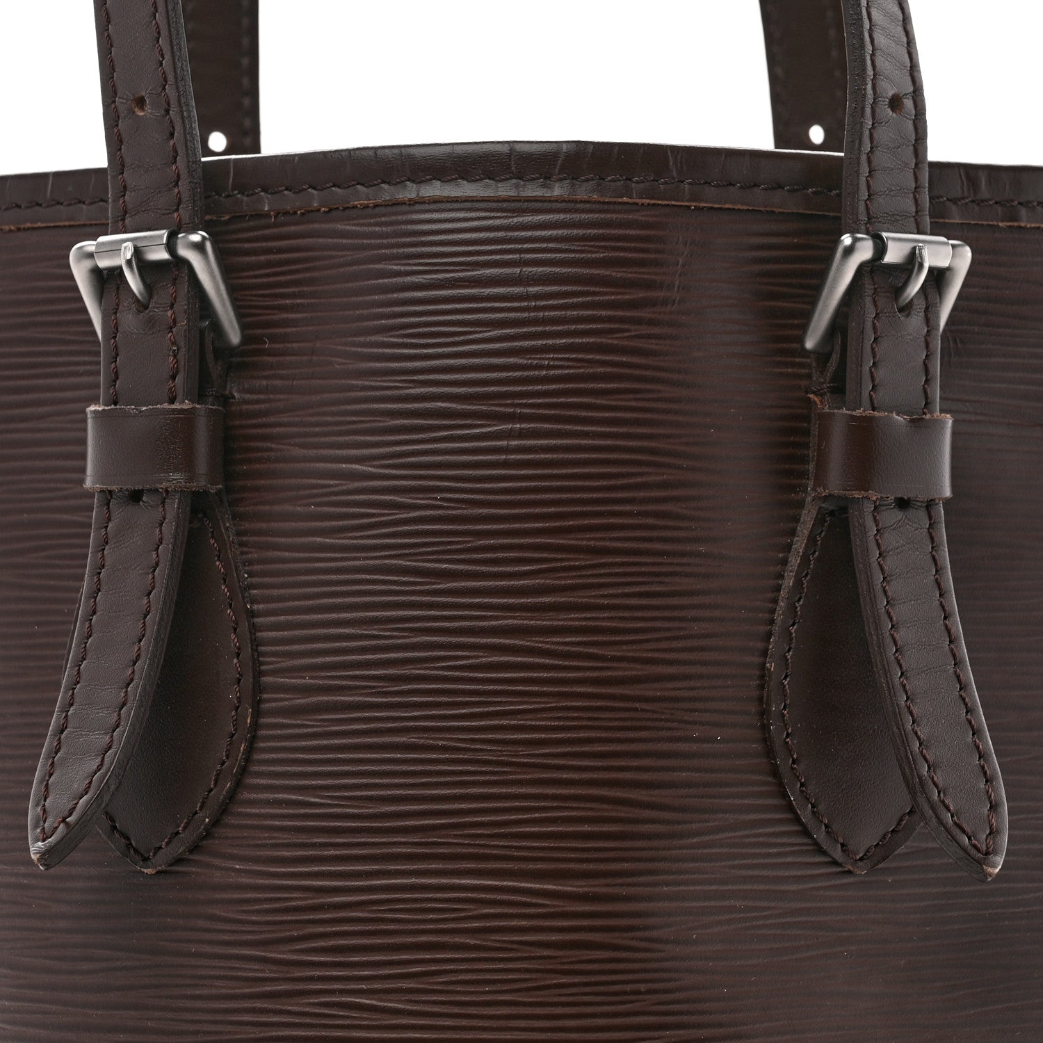 Louis Vuitton Epi Petit Bucket 23 Moka 9 of 15