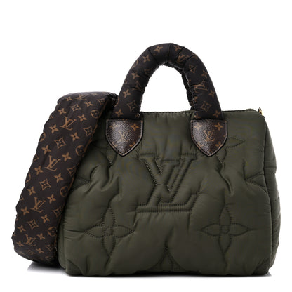 Louis Vuitton Econyl Mini Monogram Pillow Speedy Bandouliere 25 Khaki 1 of 8
