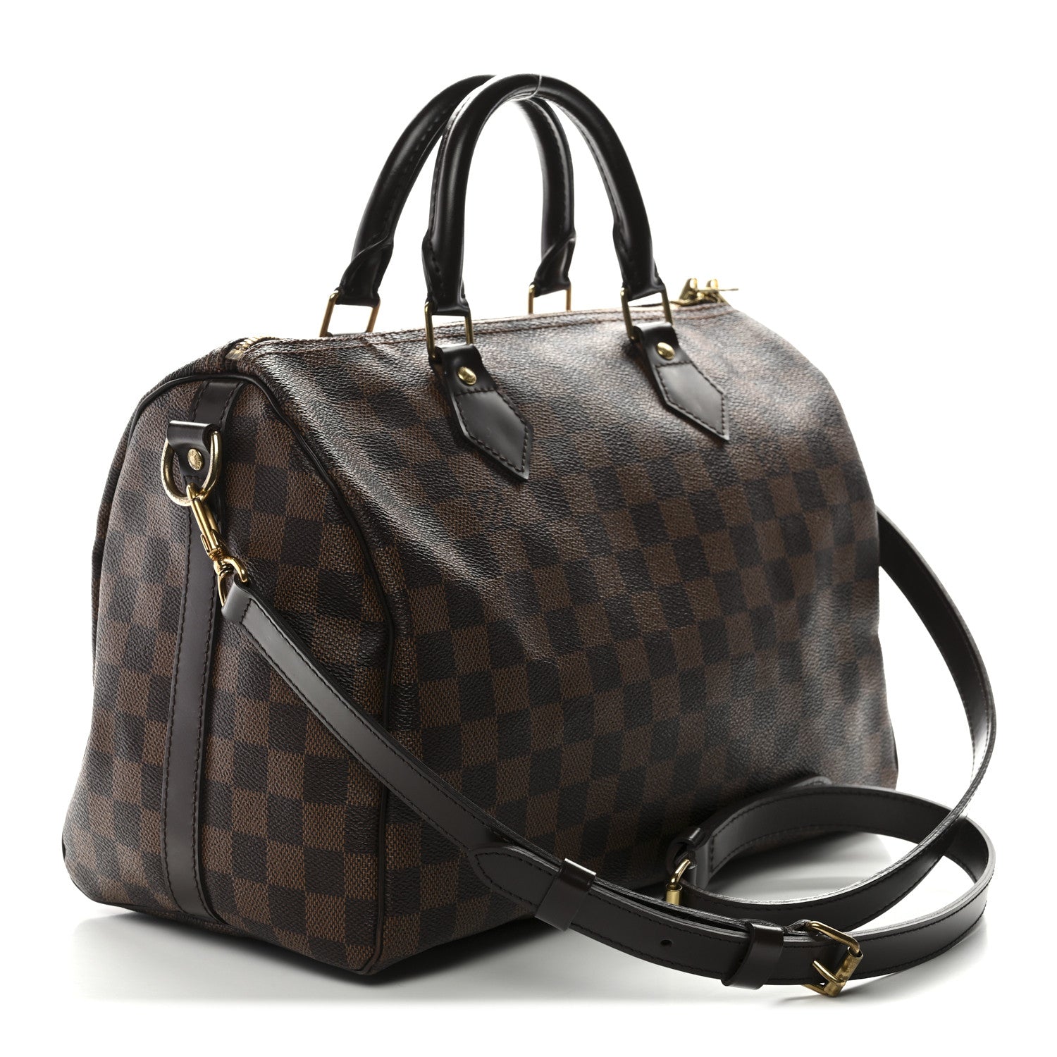 Louis Vuitton Damier Ebene Speedy Bandouliere 30 3 of 10