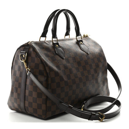 Louis Vuitton Damier Ebene Speedy Bandouliere 30 3 of 10