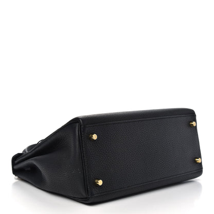 Hermes Togo Kelly Retourne 28 Black 4 of 10