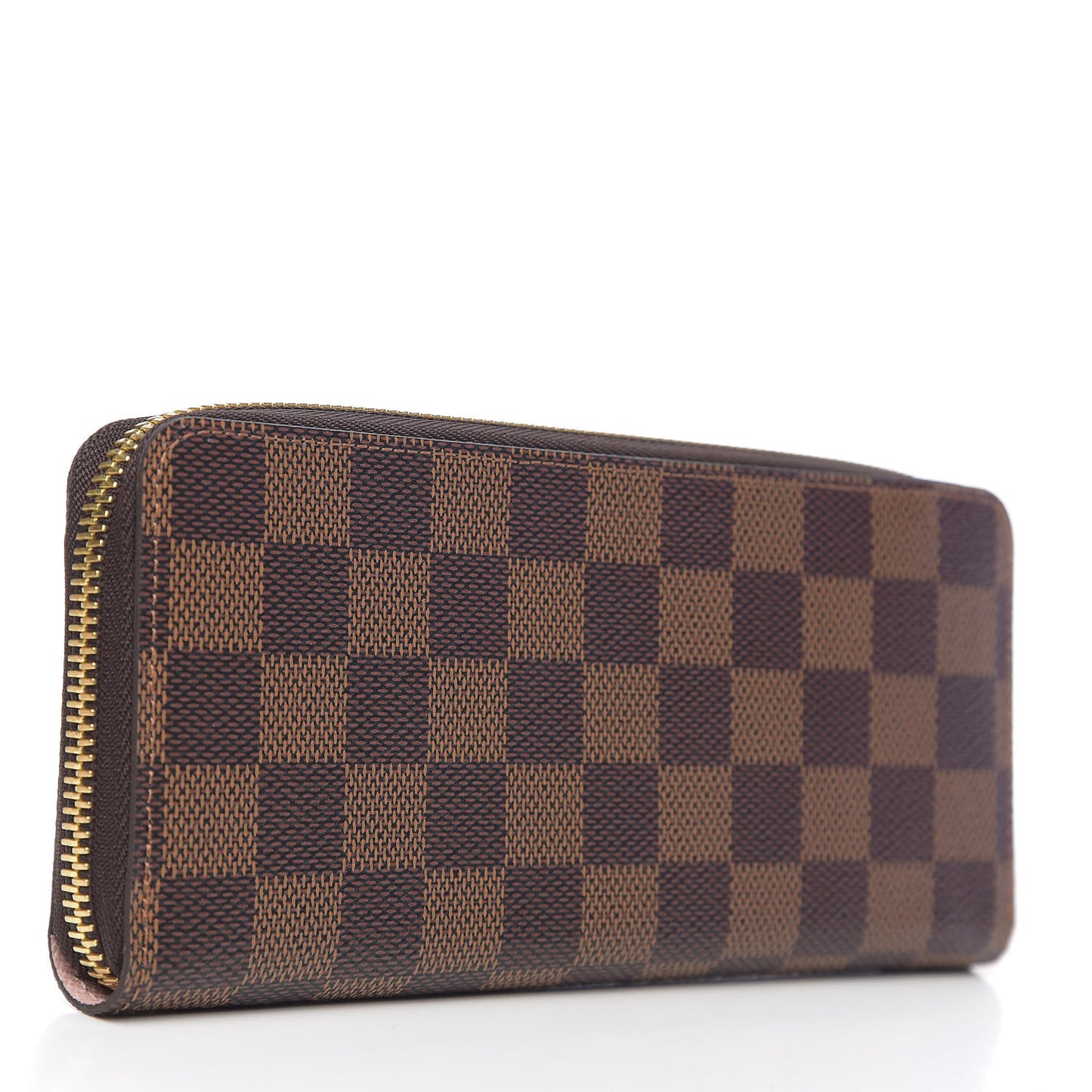 Damier Ebene Clemence Wallet Rose Ballerine