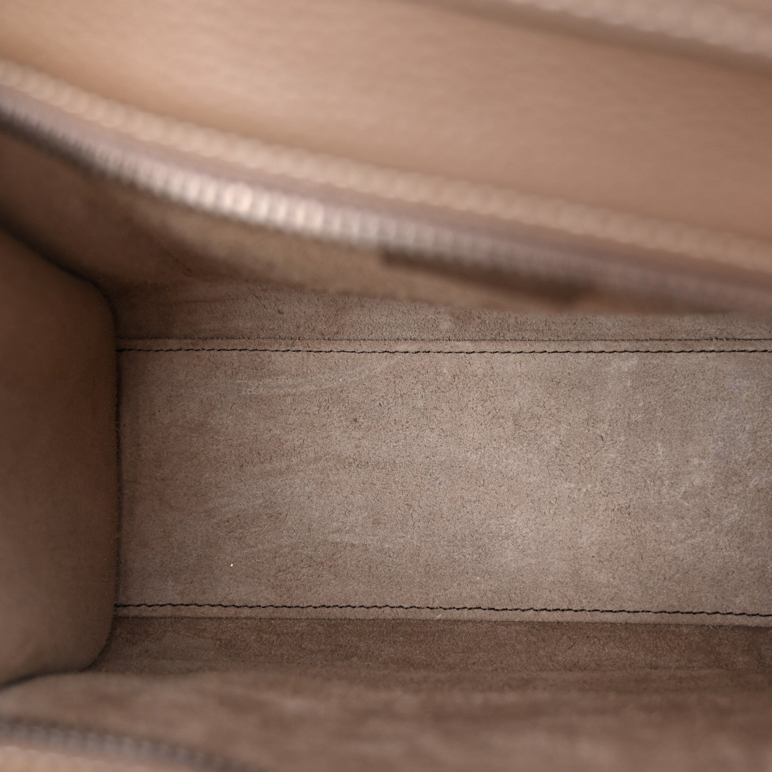 Celine Drummed Calfskin Nano Luggage Souris 9 of 21