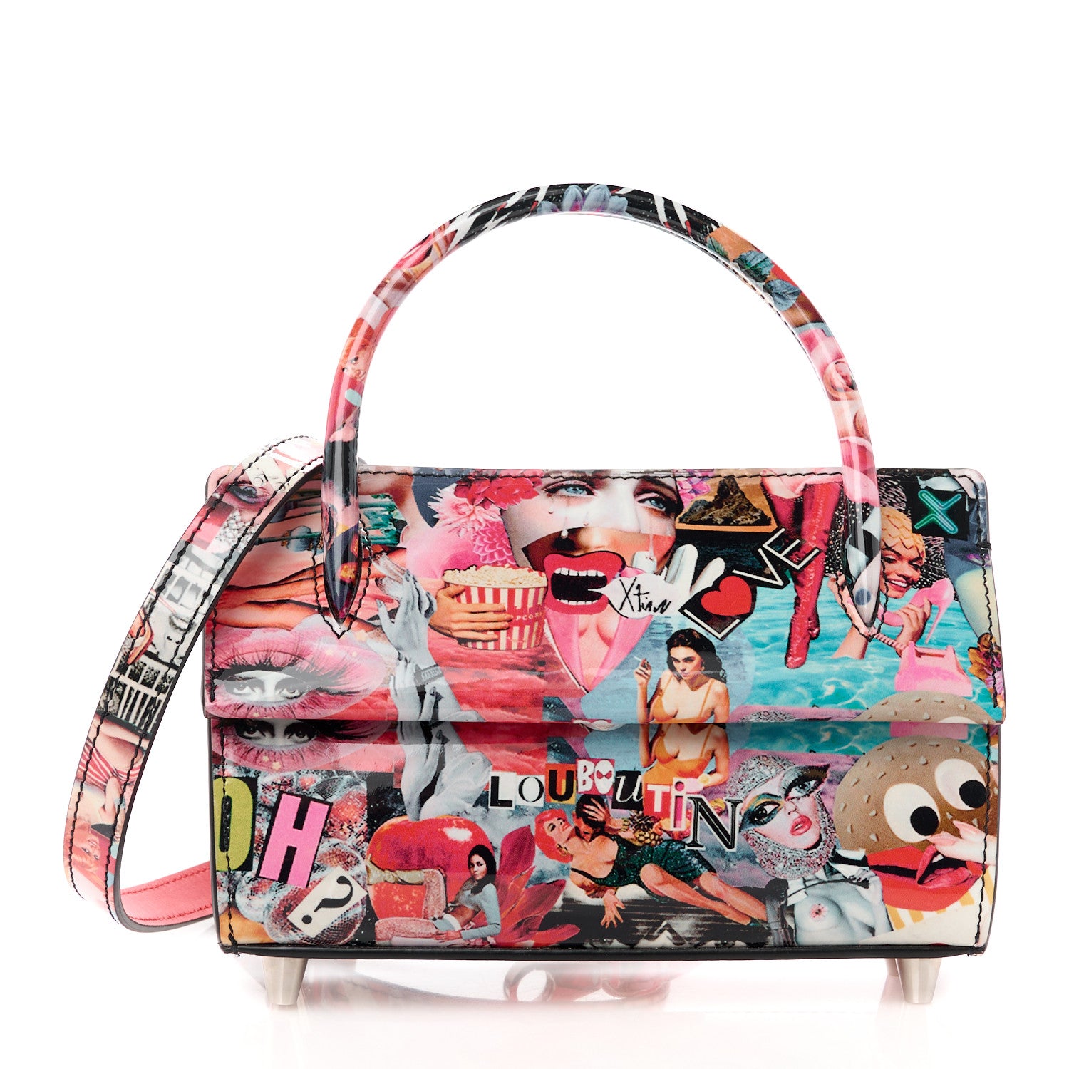 Christian Louboutin Patent Oh Xtian Paloma Baguette Multicolor 1 of 9