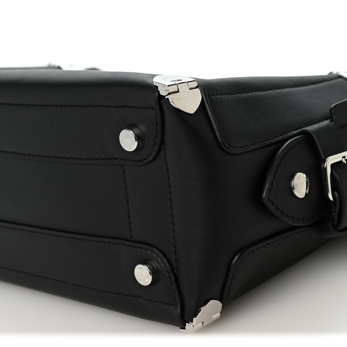 Smooth Calfskin Garance  Black