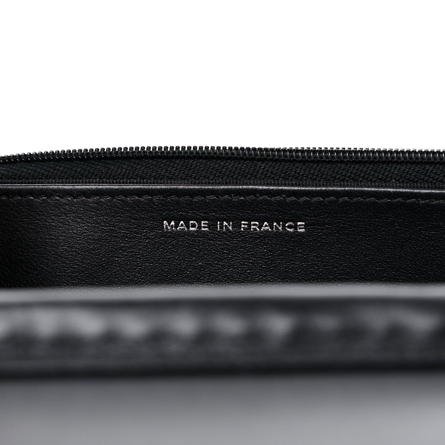 Chanel Lambskin Crystal Quilted Wallet On Chain WOC Black 7 of 15