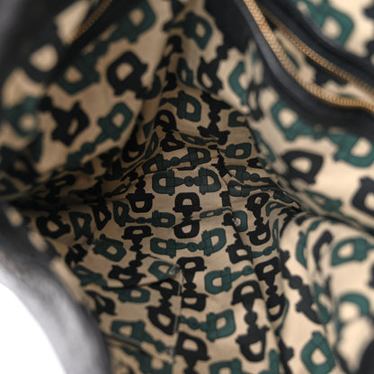 Gucci Calfskin Medium Indy Top Handle Hobo Black 5 of 10