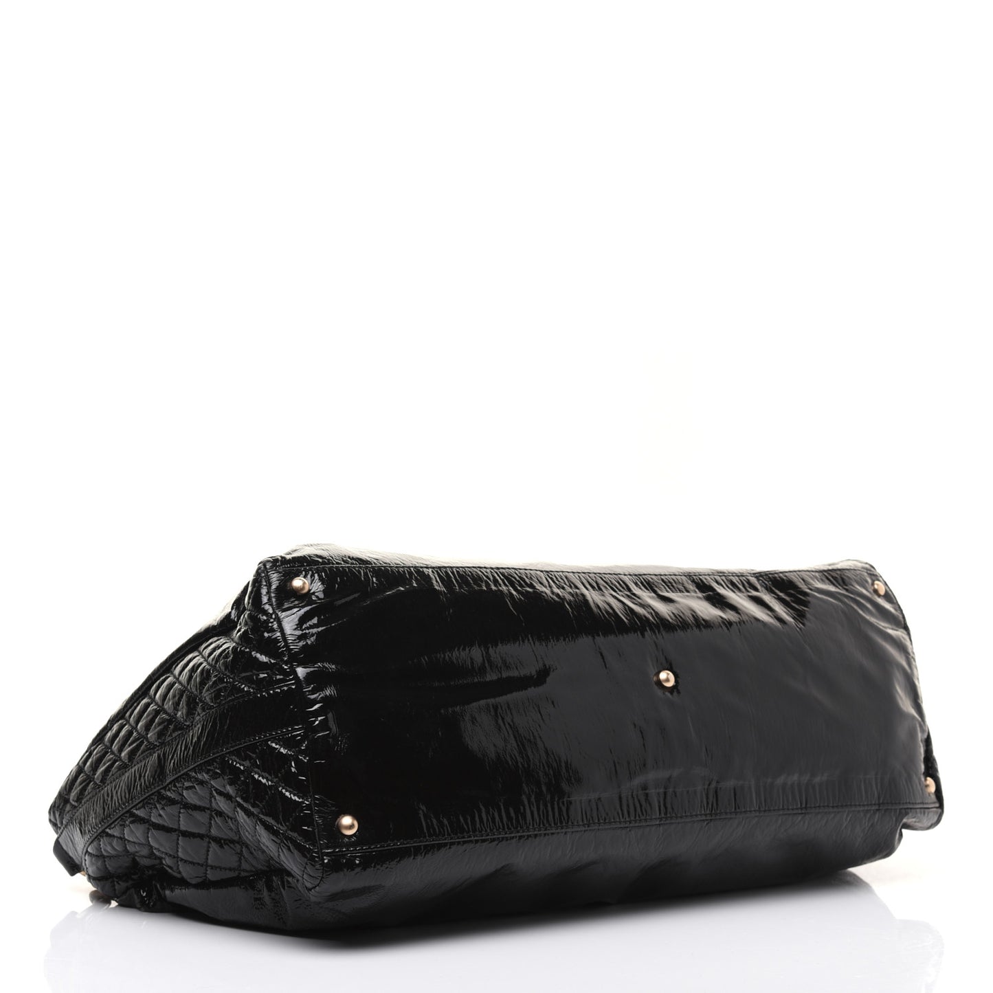 Vinyl Rock and Chain Bowler Black