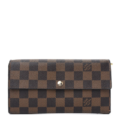 Louis Vuitton Damier Ebene Sarah Wallet 1 of 6