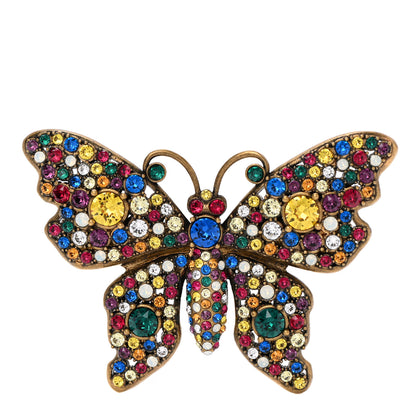 Gucci Crystal Butterfly Brooch Multicolor 1 of 5